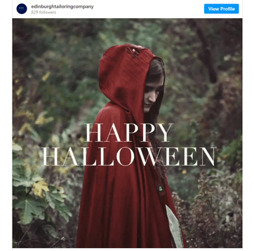 Social media copywriting for bespoke&nbsp;client